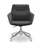 Кресло посетителя Аврора | Aurora НХ4 черная