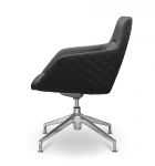 Кресло посетителя Аврора | Aurora НХ4 черная