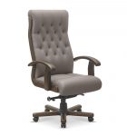 Кресло Статус Плюс | Status plus черная CN1114/дерево - дуб мелвилл