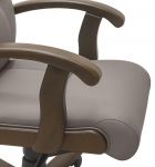 Кресло Статус Плюс | Status plus черная CN1114/дерево - дуб мелвилл