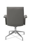 Кресло Лео Л HX4 без колес серо-коричневая CN6