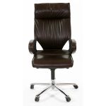 Кресло Модус | Modus высокое с подголовником темно-коричневая