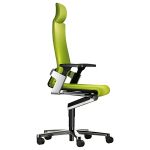 Кресло Он | On с высокой спинкой с подголовником черная