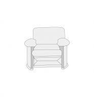 Кресло с подлокотниками Athena (кожа экстра) PVDIVATH1B