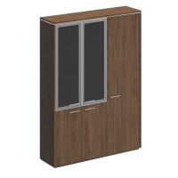 Шкаф комбинированный (со стеклом + для одежды узкий) ВЛ 358 ДТ