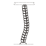Держатель вертикальныый Column (позвоночник) F5107
