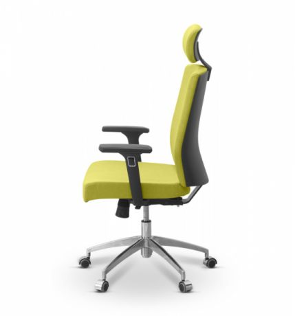 Кресло персонала Alfa X/SL/3D/H ткань ткань Bahama / серая