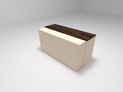 Декоративный топ для блока с ящиками венге (шпон)
