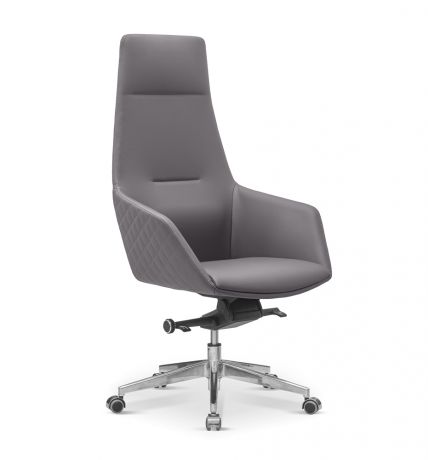Кресло для руководителя Aurora экокожа премиум / коричневая CN1116