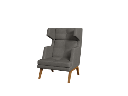 Кресло высокое ткань / Lounge 14