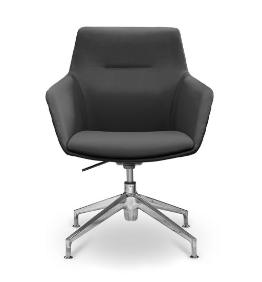 Кресло посетителя Аврора | Aurora НХ4 черная