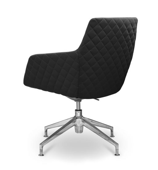 Кресло посетителя Аврора | Aurora НХ4 черная