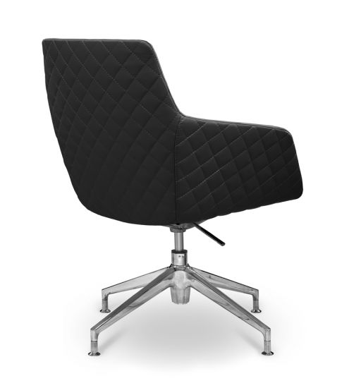 Кресло посетителя Аврора | Aurora НХ4 черная