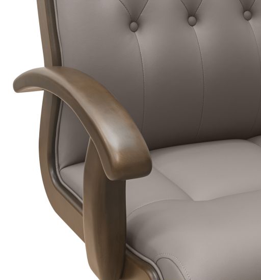 Кресло Статус Плюс | Status plus черная CN1114/дерево - дуб мелвилл