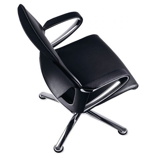 Кресло для посетителя Модус | Modus на ножках серая 74/34