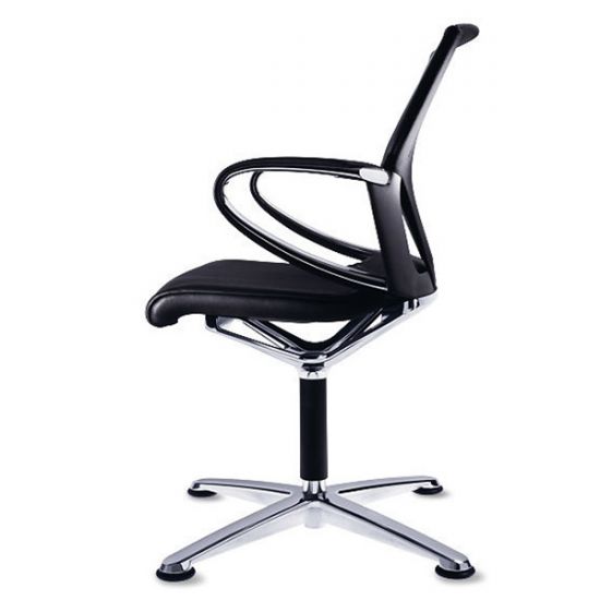 Кресло для посетителя Модус | Modus на ножках серая 74/34