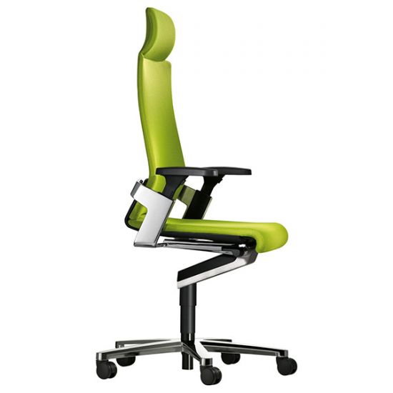 Кресло Он | On с высокой спинкой с подголовником черная